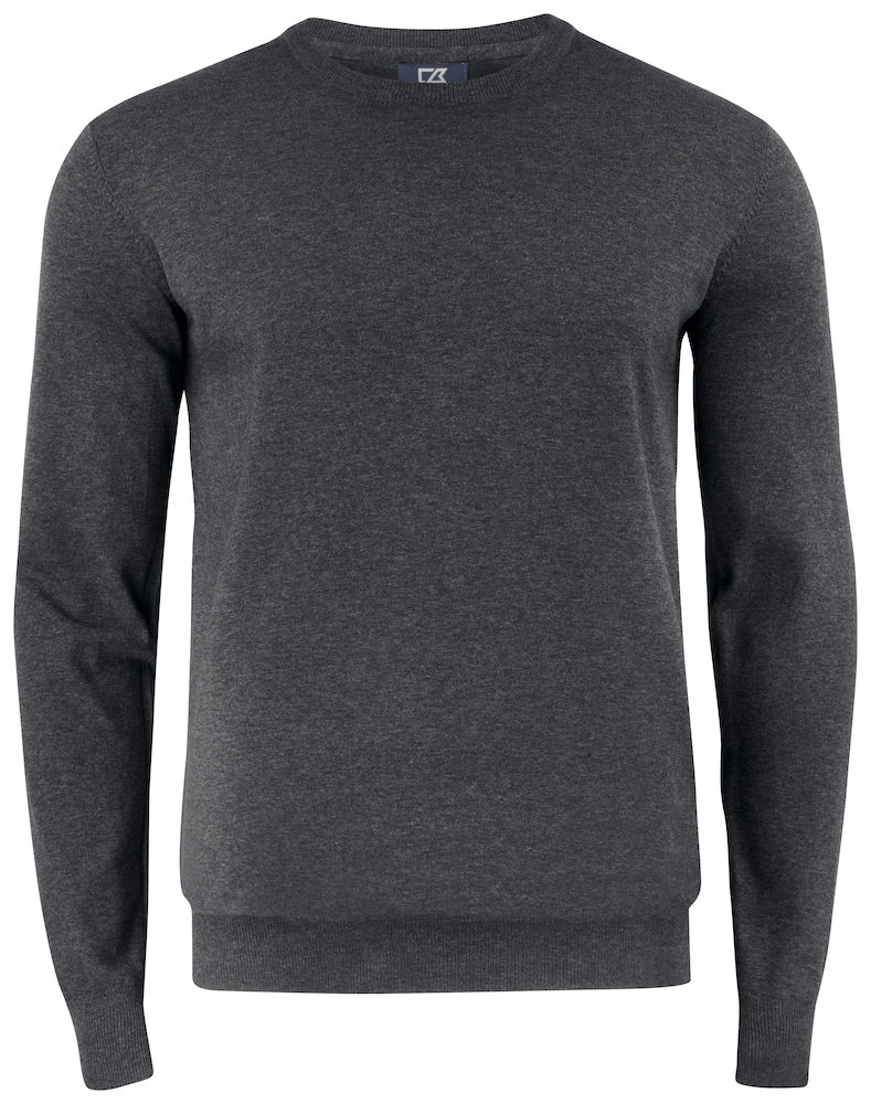 DPG Cutter & Buck Oakville Crewneck Men antraciet melange
