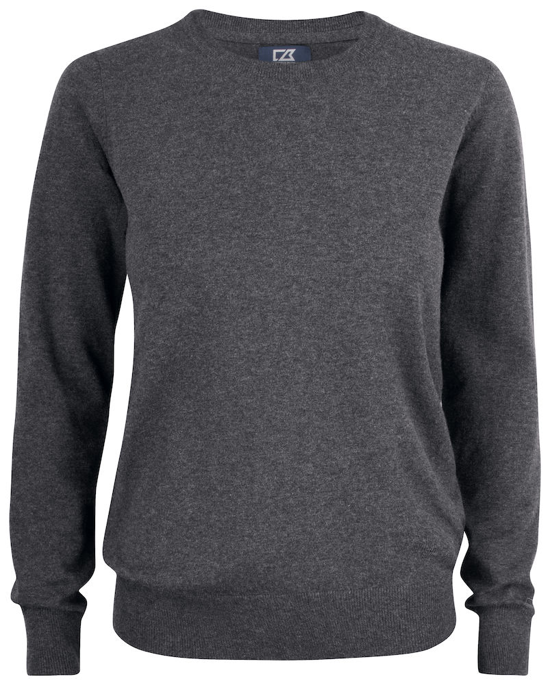 DPG Cutter & Buck Oakville Crewneck Women antraciet melange