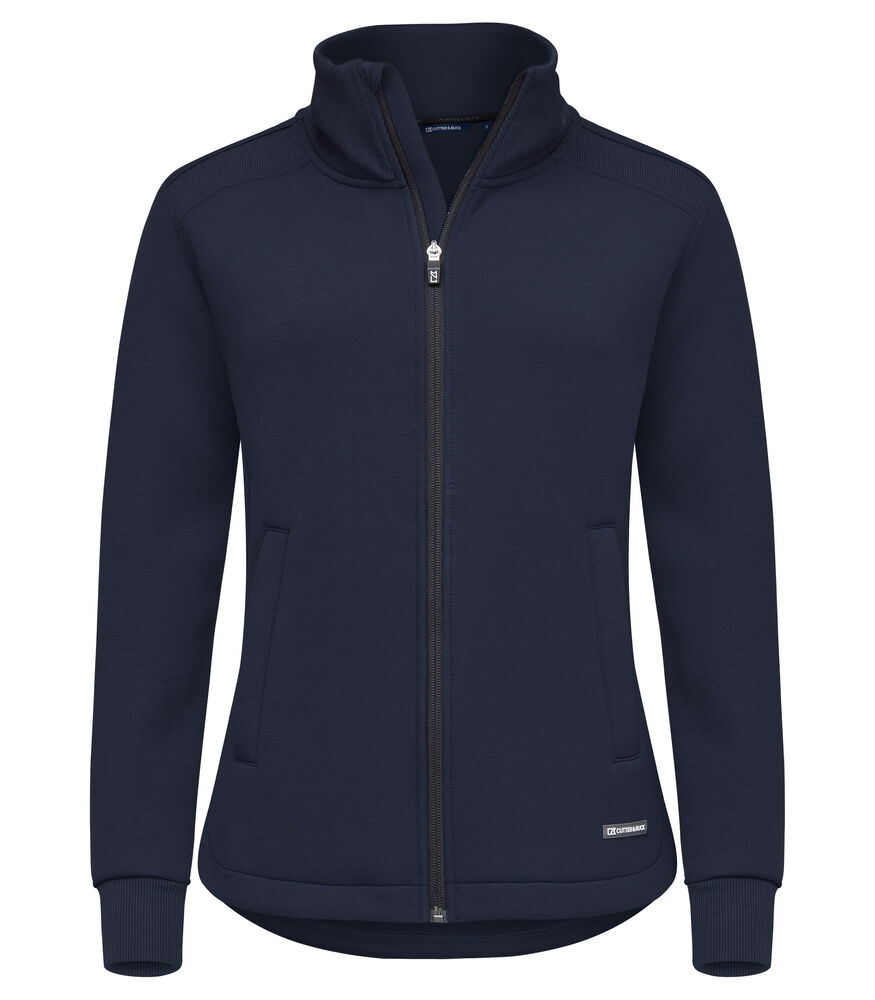DPG Cutter & Buck Pemberton Cardigan FZ Women dark navy