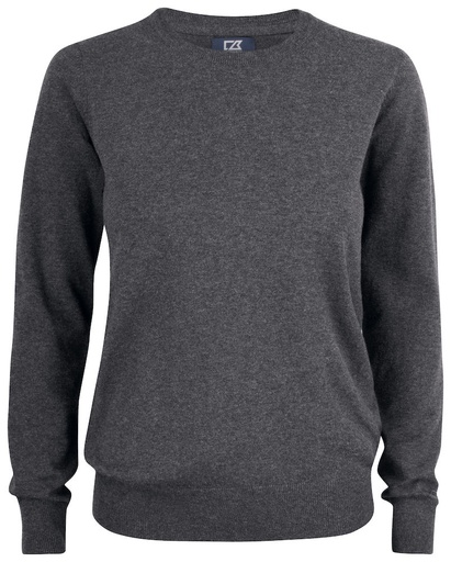 DPG Cutter & Buck Oakville Crewneck Women antraciet melange
