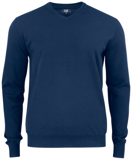 DPG Cutter & Buck Oakville V-Neck Men dark navy