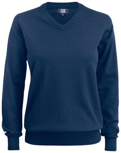 DPG Cutter & Buck Oakville V-Neck Women dark navy