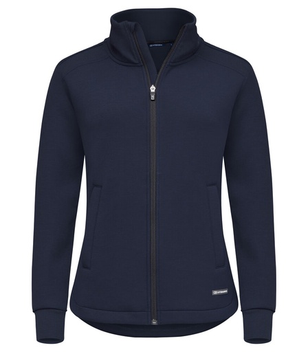 DPG Cutter & Buck Pemberton Cardigan FZ Women dark navy
